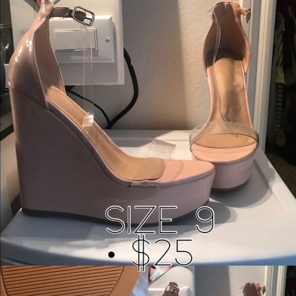 Charolette Russe Baby Pink Wedges